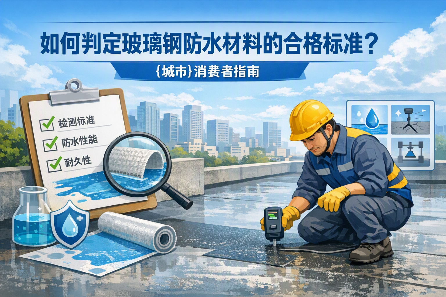 如何判定玻璃钢防水材料的合格标准？ 临汾 消费者指南